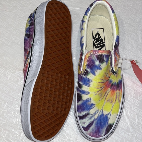 Classic slip on Vans men tie dye pride - Picture 2 of 5